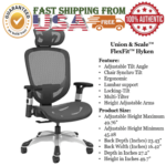 Hyken Ergonomic Mesh Swivel Task Chair