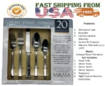 Mikasa Pinch Forged Stainless Steel Flatware Set