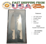 Russell International 10 in. Chef knife set