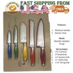 Skandia Hampton Forge Original Set of 5 Knives, Image