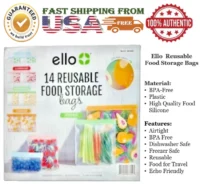 Ello 14 Reusable Food Storage Bags