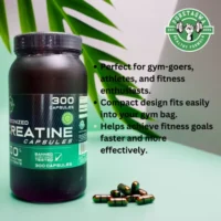 Puretaqwa Creatine A Bottle Of Creatine Capsules,